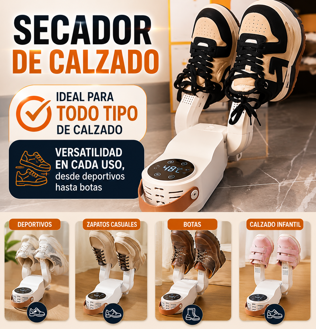 SECADOR DE CALZADO