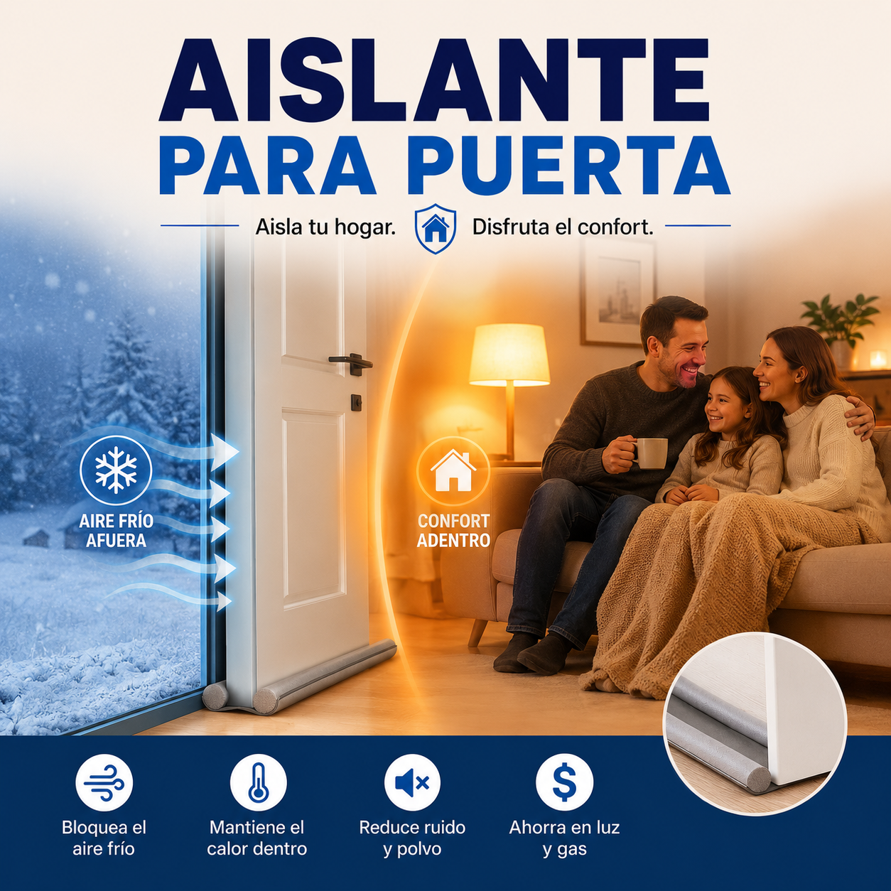 AISLANTE PARA PUERTAS - Contra el Frío y Bichitos