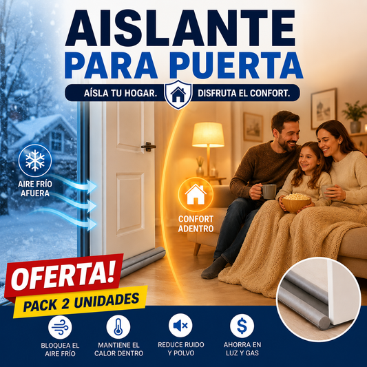 AISLANTE PARA PUERTAS - Contra el Frío y Bichitos