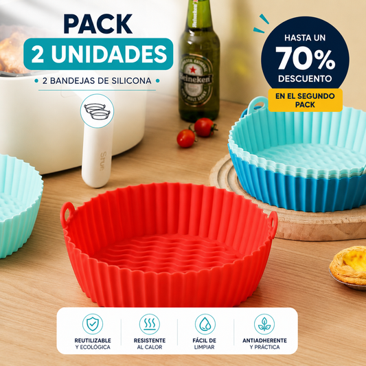 Molde Silicona Freidora De Aire - Pack 2 Unidades