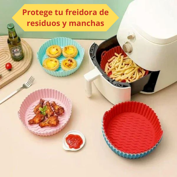 Molde Silicona Freidora De Aire - Pack 2 Unidades
